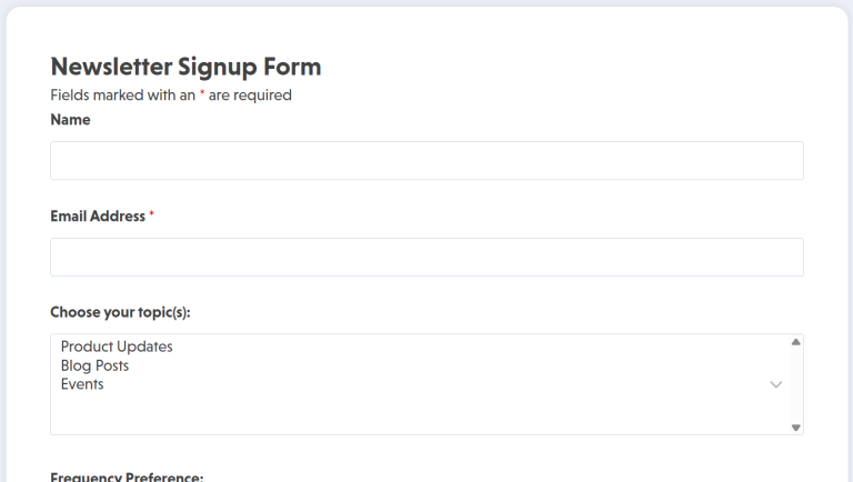 newsletter sign up 768x434