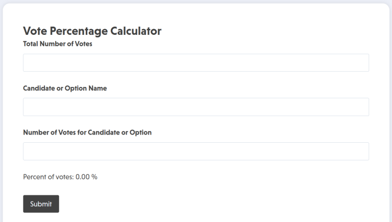 vote percentage calculator 768x434