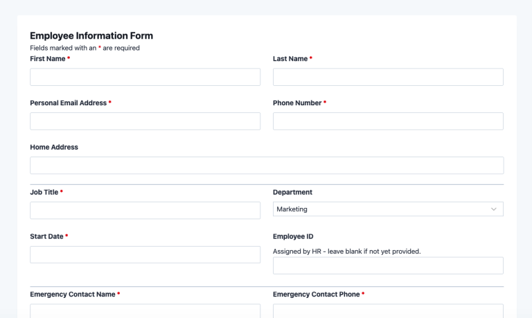 employee information form 768x459