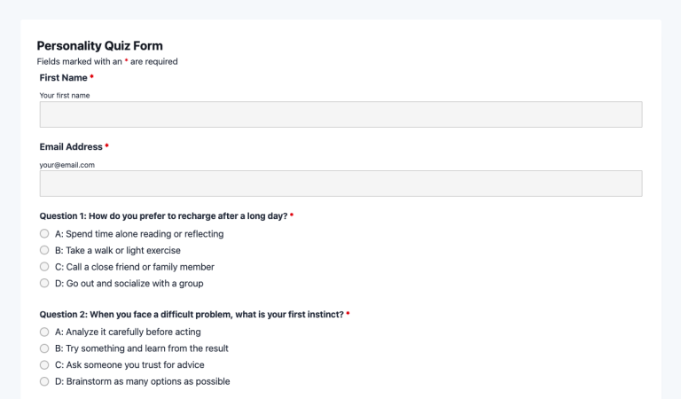 personality quiz form 768x450