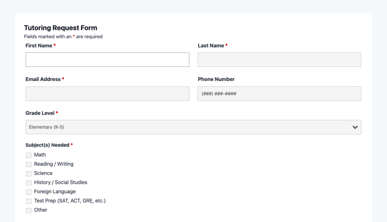 tutoring request form 768x441